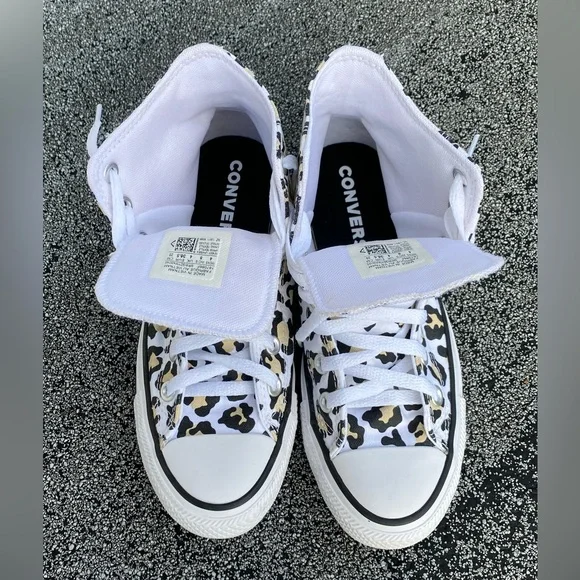 Converse Chuck Taylor Unisex Leopard Print High Top Sneakers- Women’s 6 - Picture 6 of 11